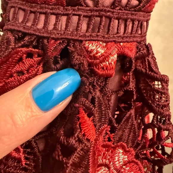 Ever New Pink Floral Lace Midi Dress - Picture 11 of 11